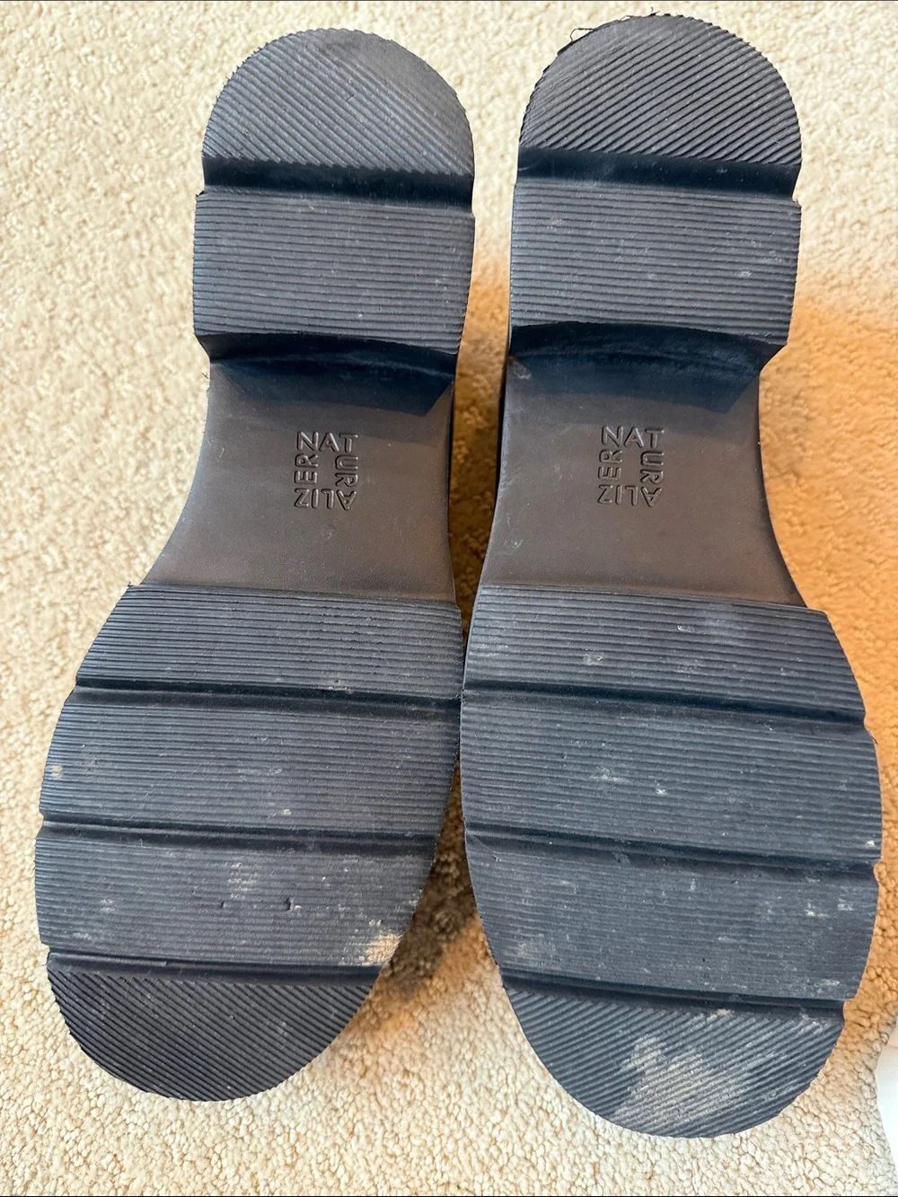 Naturalized Patent Leather Platform Loafers - Navy - Picture 4 of 5